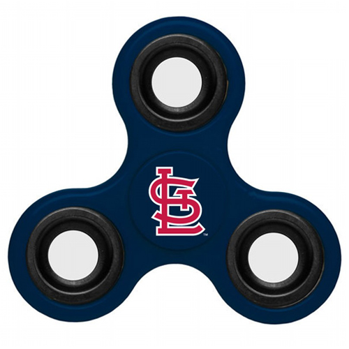 MLB St Louis Cardinals 3 Way Fidget Spinner B59 - Navy - Click Image to Close